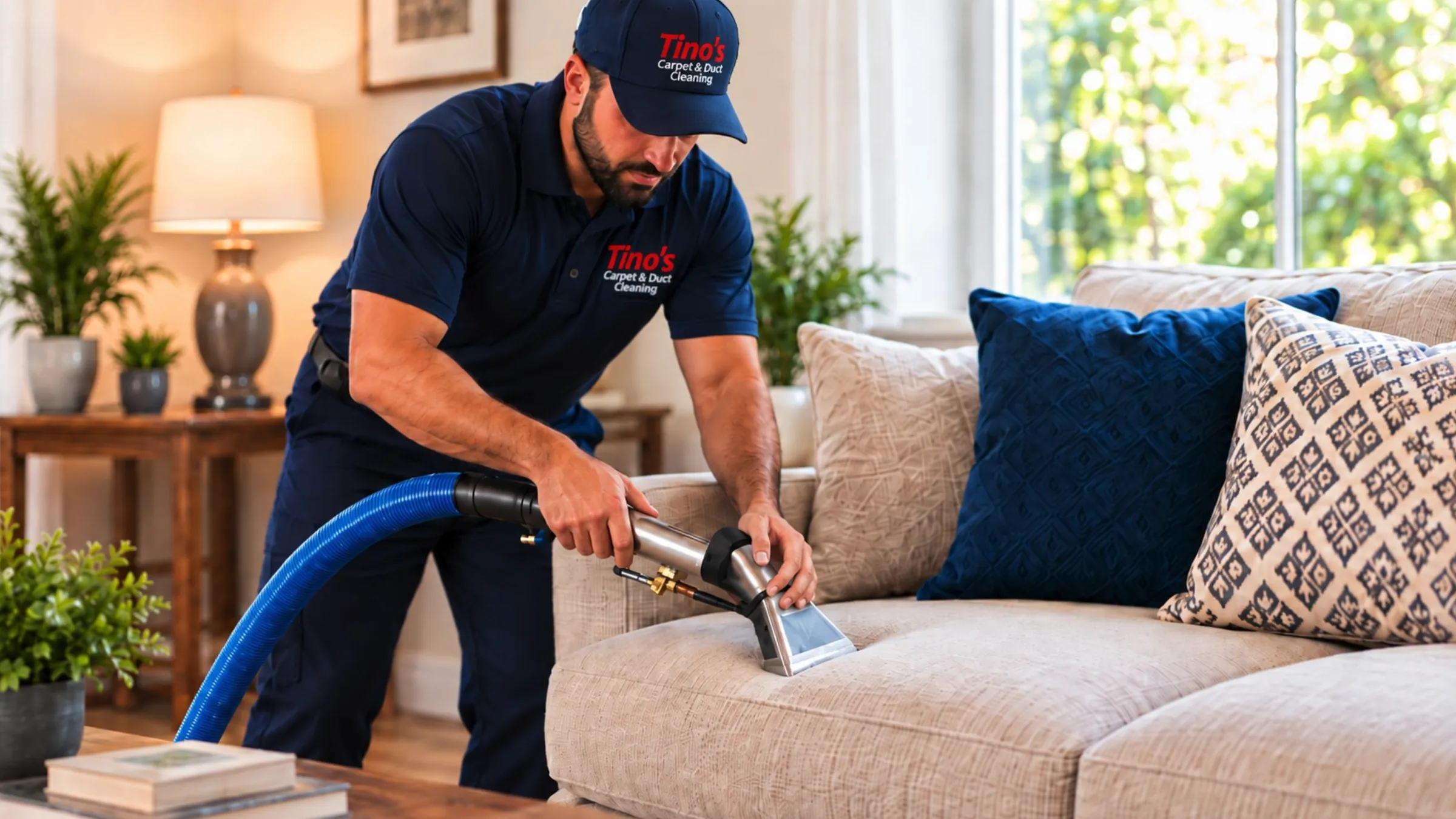 Professional upholstery cleaning in Belleville